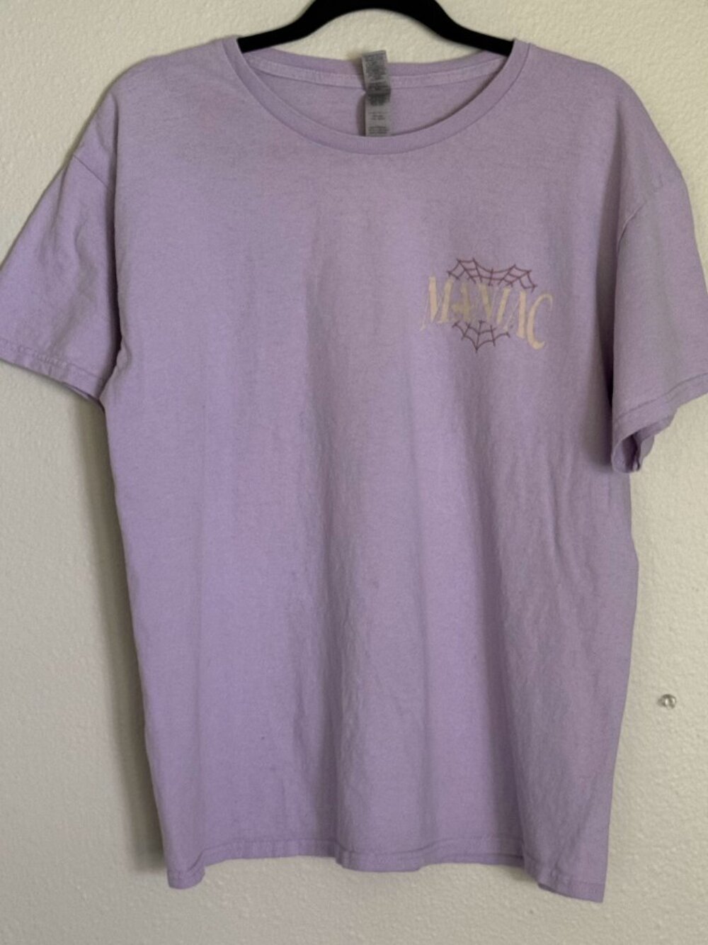 Official Stray Kids Maniac Encore Tour T-Shirt 2023 - Lavender (Size Large)